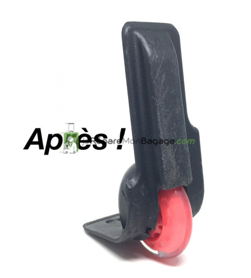 Pack 2 Roulettes universelles de sac de voyage 84mm x 24mm