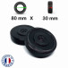 Pack 2 Roulettes universelles de sac à dos Samsonite 80mm x 30mm