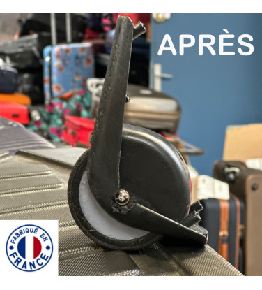 réparation roulette de sac de voyage