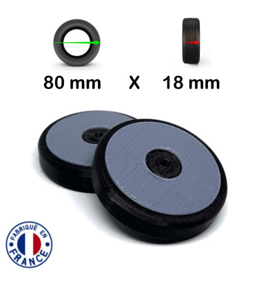 Roues et Roulettes de Sac de Voyage à roulettes 80mm Delsey