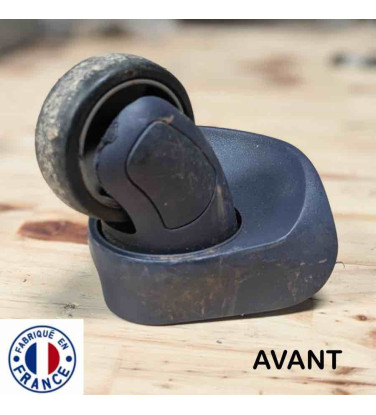 Kit 2 roues de bagages universelles 55mm x 20mm I3D