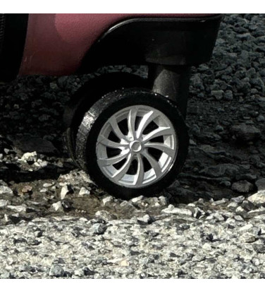 8 Protections Clipsables pour 4 Doubles-Roues de Valise PROTECT WHEELS 60mm x 12mm