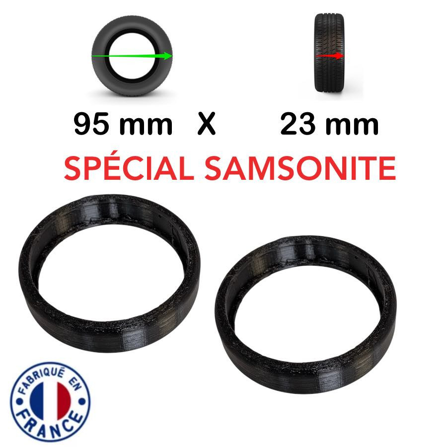Pack 2 Bandes roulantes 95mm x 23mm Spécial Samsonite