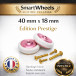 Kit Complet SmartWheels Prestige 40mm x 18mm Pink