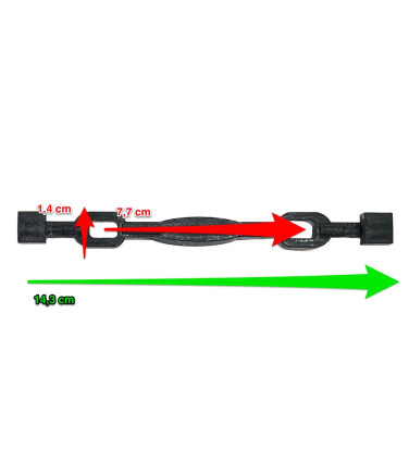 poignée télescopique de valise