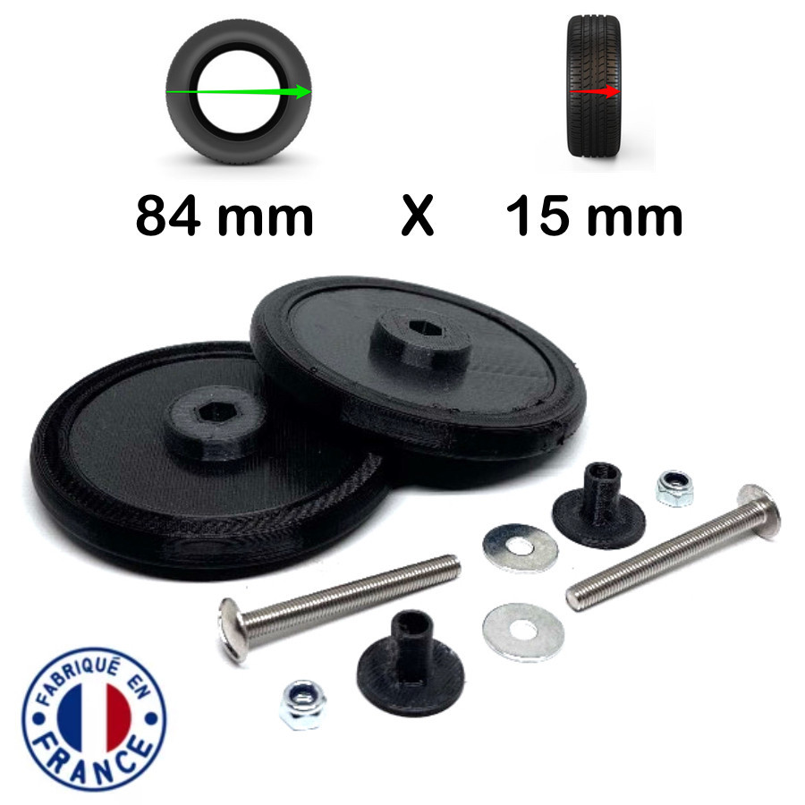 2 Roues de Valise Rigide Delsey RT840 I3D