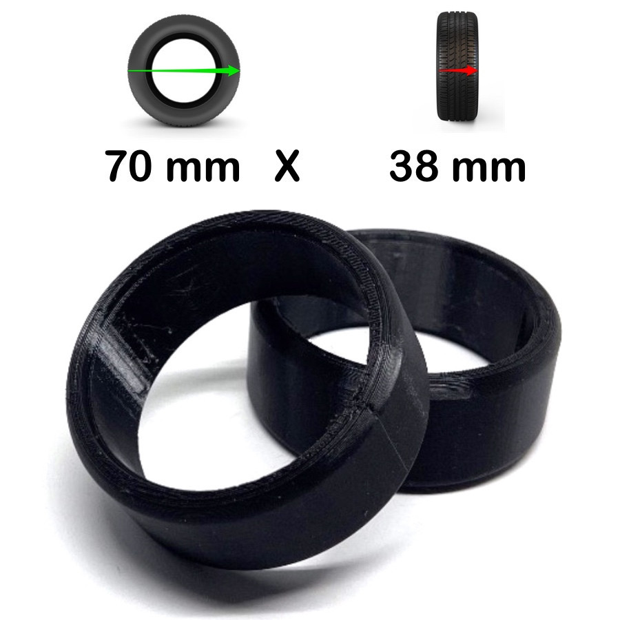 2 Bandes Roulantes 70mm x 38mm 2 Bandes Roulantes 70mm x 38mm