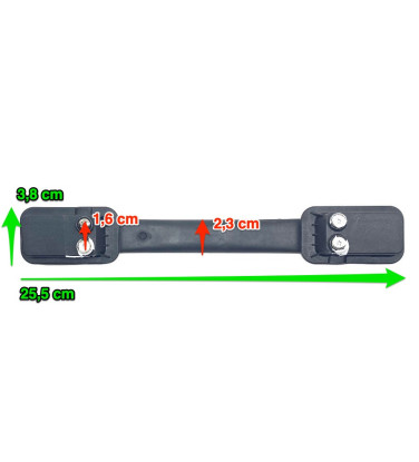 poignée de bagage rigide jump