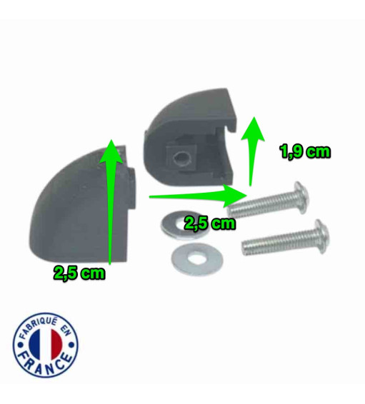 Eléments de poignée de valise E028 I3D CARBONE GEN2