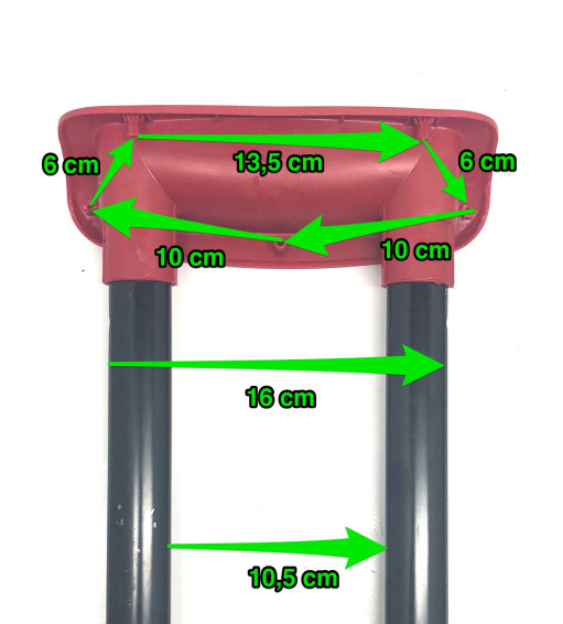 Poignée télescopique 2 positions 41cm PT413