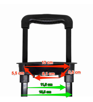 poignée télescopique valise