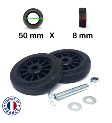 roue réparation valise