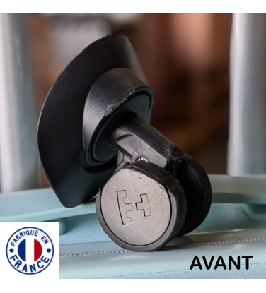 Kit 2 roues universelles de Bagages 40mm x 10mm pour Double Roue