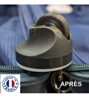 Pack 2 roulettes de bagages Acier 40mm x 18mm Spécial Samsonite