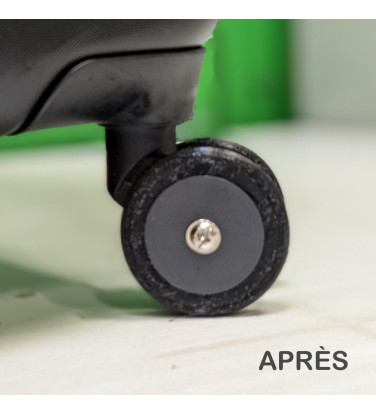 réparation roulettes de valises