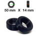 Recharge de 2 Bandes Roulantes SmartWheels 50mm x 14mm - ADAPTABLES SUR NOS JANTES 50*14mm EXCLUSIVEMENT